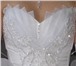 Фотография в Одежда и обувь Свадебные платья Продам свадебное платье Белое   корсет отделан в Богородск 4 500